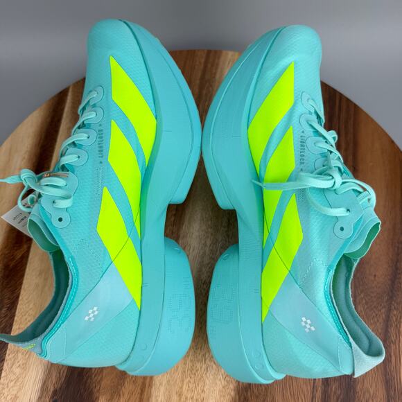 Adidas Adizero Adios Pro 4 Men\'s 13.5- Running Shoes Aqua Lucid Lemon JR1251 main image 7